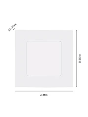 64595 Светодиодный встраиваемый светильник FUEVA 1 PRO, 2,7W(LED) в интерьере