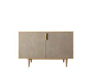 купить стильный Комод с двумя дверками "Line" R18/beige в интернет-магазине