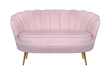 Диван ракушка Pearl Double Pink