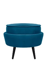 купить стильные Пуф Pearl Adorn Marine на черных ножках в интернет-магазине