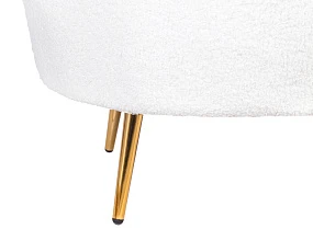 купить красивое Низкое кресло ракушка Pearl цвет белый в интернет-магазине