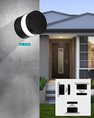 97303 Уличный настенный светильник светодиодный MELZO