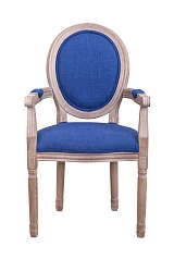 стильный Мягкий стул с подлокотниками Volker Arm Original Blue