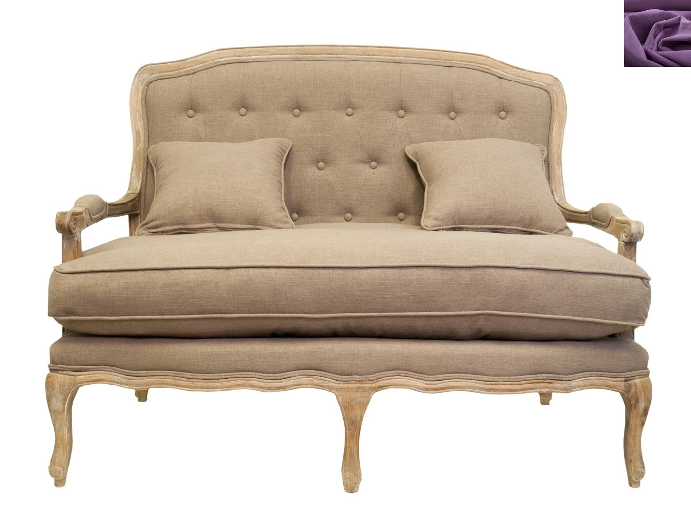 красивый Прямой диван модерн Yareli Brown фиолетовый на заказ