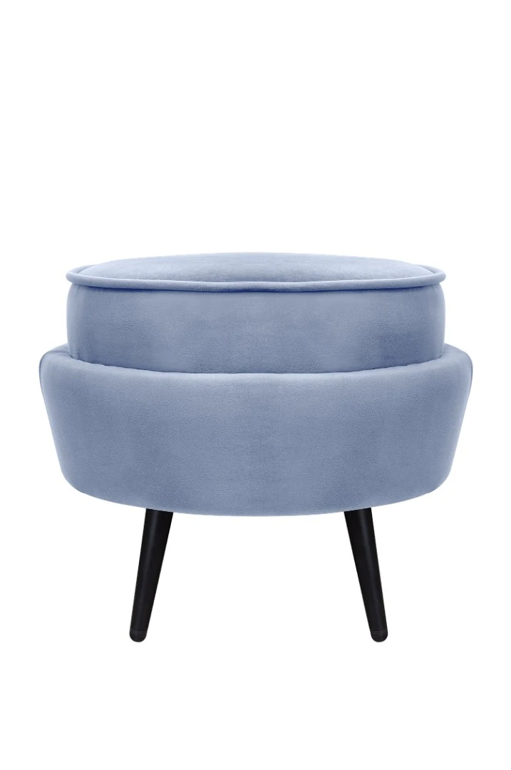 заказать стильные Пуф Pearl Adorn Sky на черных ножках