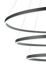 Люстра Orblaze 3 rings 800 black в интернет-магазине