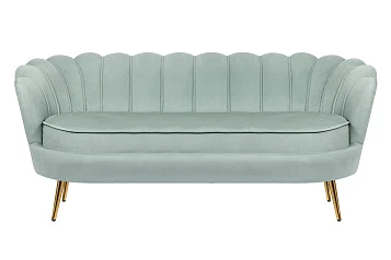 Диван ракушка для гостиниц Pearl Triple Green на заказ