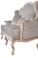красивые Двухместный дизайнерский диван Brody Double grey