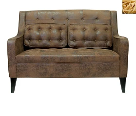 красивый Прямой двухместный диван Hublon цвет желтый на заказ