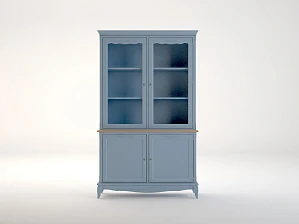 красивый Буфет "Leontina Blue" двухстворчатый  арт ST9332B на заказ