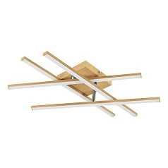 купить 901104 Светодиодный потолочный светильник LASANA 4, 20,5W(LED), сталь, алюминий, светло-коричн/ пластик, белый, 3000K, 2500lm