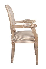 Мягкий стул с подлокотниками Volker Arm Orange Pinstripe