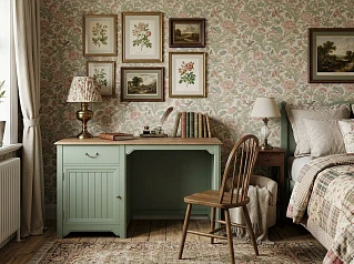 купить красивый Рабочий стол с дверкой "Оливия (Olivia)" арт GB3001 в интернет-магазине