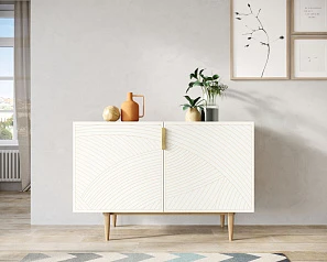 купить красивый Комод с двумя дверками "Line" LN01/GR1/beige