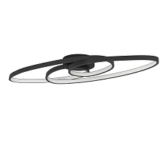 купить 900947 Потолочный светильник диммируемый GIANELLA, 36W (LED), 3000K, 3960lm, L880, B335, H210, сталь, черный / пластик, белый в интернет-магазине