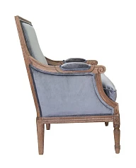 красивое Классическое кресло Coolman Grey Velvet в интернет-магазине