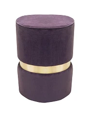 фото Дизайнерский пуф Brassy Violet в интерьере