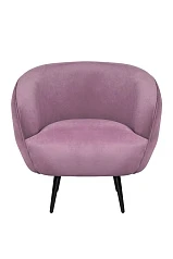 Мягкое кресло Benee Pink на черных ножках в интернет-магазине