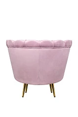 Кресло ракушка Pearl Pink в интерьере
