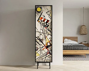 купить красивые Шкаф c одной дверкой "Emerson" by Kandinsky арт EM101/Print_01