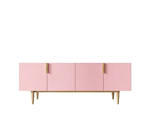 купить Комод под TV с четыремя дверками "Line" LN06/GR1/pink в интернет-магазине