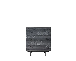 заказать Комод "Boho" 3 ящика с рыбами арт BH02