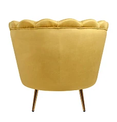 Низкое кресло ракушка Pearl Yellow на заказ в интернет-магазине