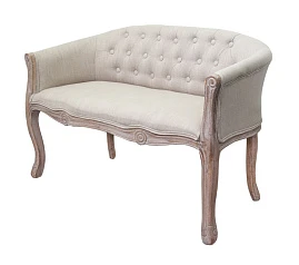 Дизайнерский двухместный диван Kandy Double Mocca цвет серый в интерьере