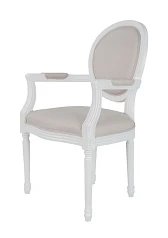 стильное Мягкое полукресло с подлокотниками Diella White