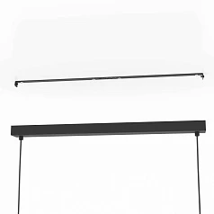 красивые 43788 Люстра NOHALES, 4X40W (E27), L1120, B170, H1500, сталь, черный, латунь на заказ