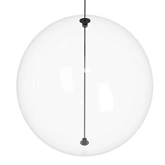 фото 390334 Люстра диммируемая ESPARDELLO, 8X5,4W (LED), 3000K, 4080lm, L1170, B200, H1500, сталь, черный/стекло, прозрачный