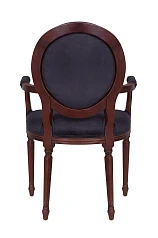 красивый Мягкий стул с подлокотниками Delo Kora Arm Black на заказ