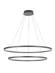 Люстра Orblaze 2 rings 1000 black на заказ
