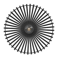 заказать 900721 Потолочный светильник MOGANO 3, 1X40W (E27), H180, ?430, сталь, черный