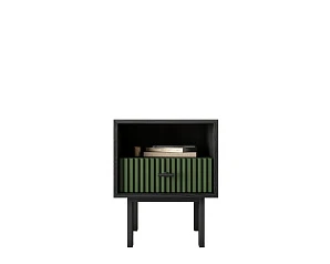 Тумбочка с нижним ящиком "Emerson" арт EM17/green/L на заказ