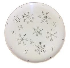 стильные Тарелка большая "Snow" арт NG02