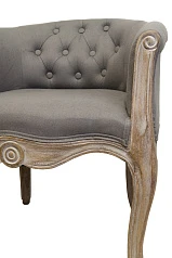 заказать стильное Низкое кресло ретро Kandy Grey