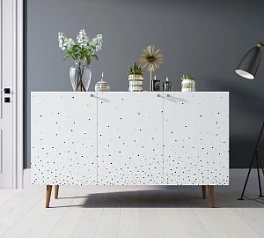 красивый Комод "Berber" три дверки 15 принт арт BB01/Print_15 в интернет-магазине