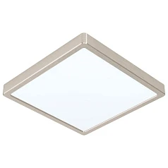 купить стильные 99254 Светодиодный накладной светильник FUEVA 5, 20.5W (LED), 285х285, H28, 2500lm, 4000K, сталь, никель в интернет-магазине