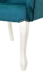 красивое Классическое кресло Deron Blue and White