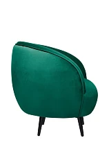 купить Мягкое кресло Small Benee Green V2 на черных ножках