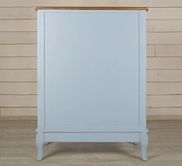 купить стильный Шкаф "Leontina Blue" для посуды двустворчатый  арт ST9318B