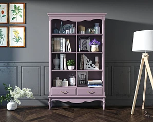 красивый Стеллаж Leontina Lavanda двойной арт GS27/2L