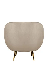 фото Мягкое кресло Benee Taupe в интерьере