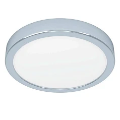 стильные 900641 Накладной светильник FUEVA 5, 17W (LED), 3000K, IP44, ?210, сталь, хром / пластик, белый