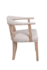 стильный Мягкий стул с подлокотниками Tanner Beige