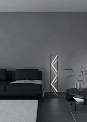 купить стильные 390419 Светод торшер с рег-кой цветовой темп-ры PENELA, 23W(LED) ,2700-6500K, 2300lm, алюминий, сталь, черный, золотой в интернет-магазине