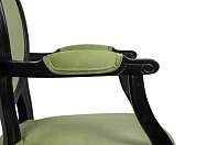 купить стильный Мягкий стул с подлокотниками Delo Kora Arm Green в интернет-магазине