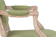 Мягкий стул с подлокотниками Mones Green V2