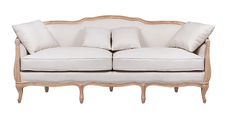 красивый Прямой диван Darcy 3 V2 бежевый на заказ